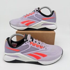Reebok Nano X2 Training Shoes Womens Size 8.5 Lilac Coral‎ Crossfit